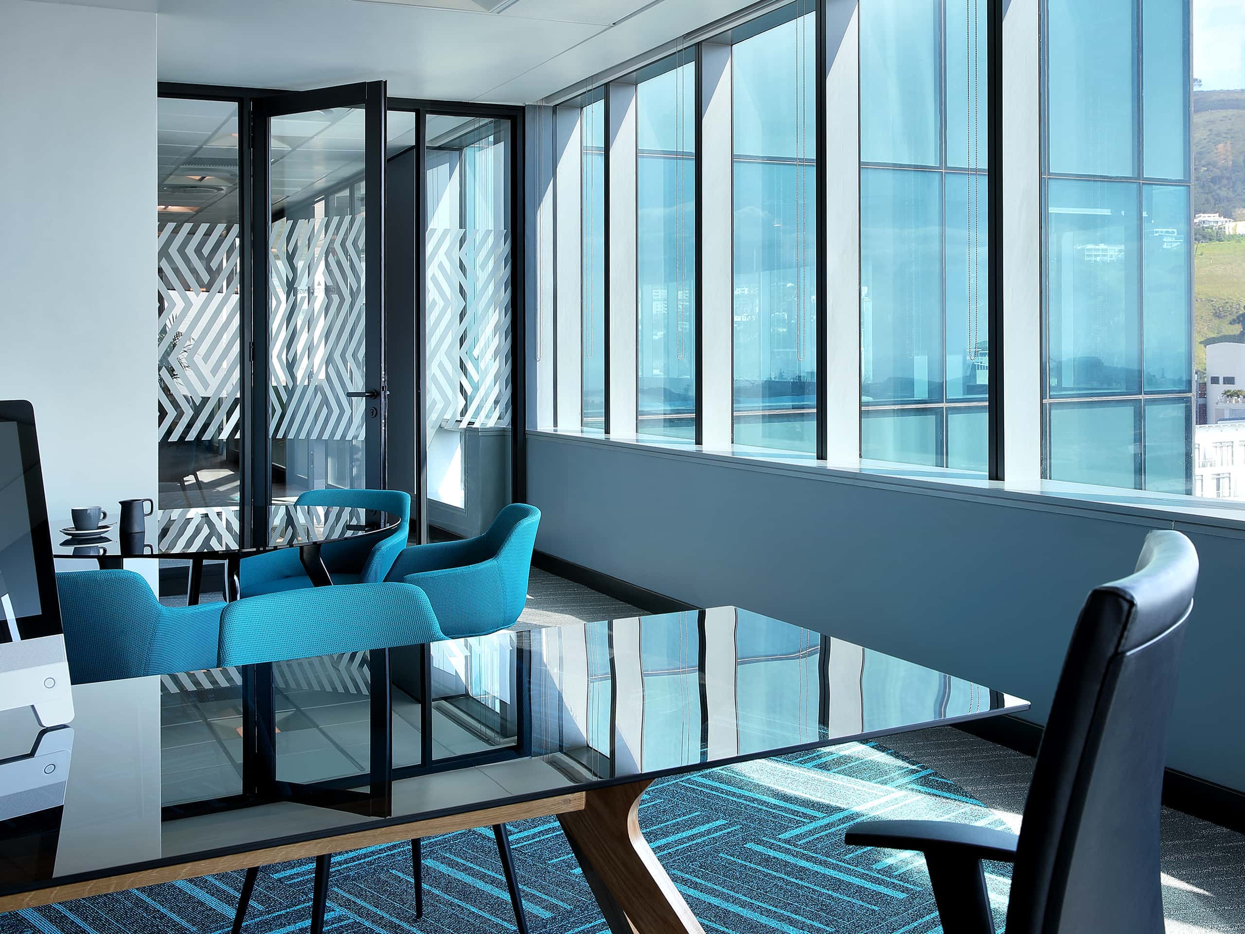 Cool and calm office suite. Elsa Young Photography. Cool and calm office suite. Elsa Young Photography.
