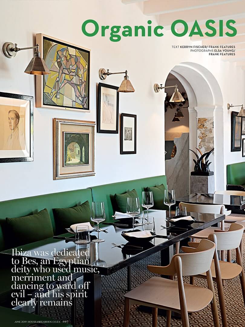 Interior view of a private club on Ibiza. Photograph by Elsa Young. Interior view of a private club on Ibiza. Photograph by Elsa Young.