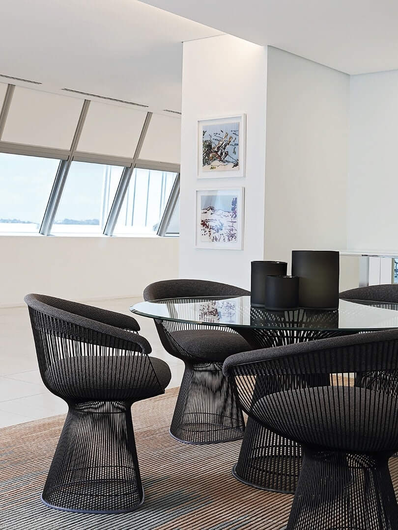 Small meeting room with modern furniture. Elsa Young Photography. Small meeting room with modern furniture. Elsa Young Photography.